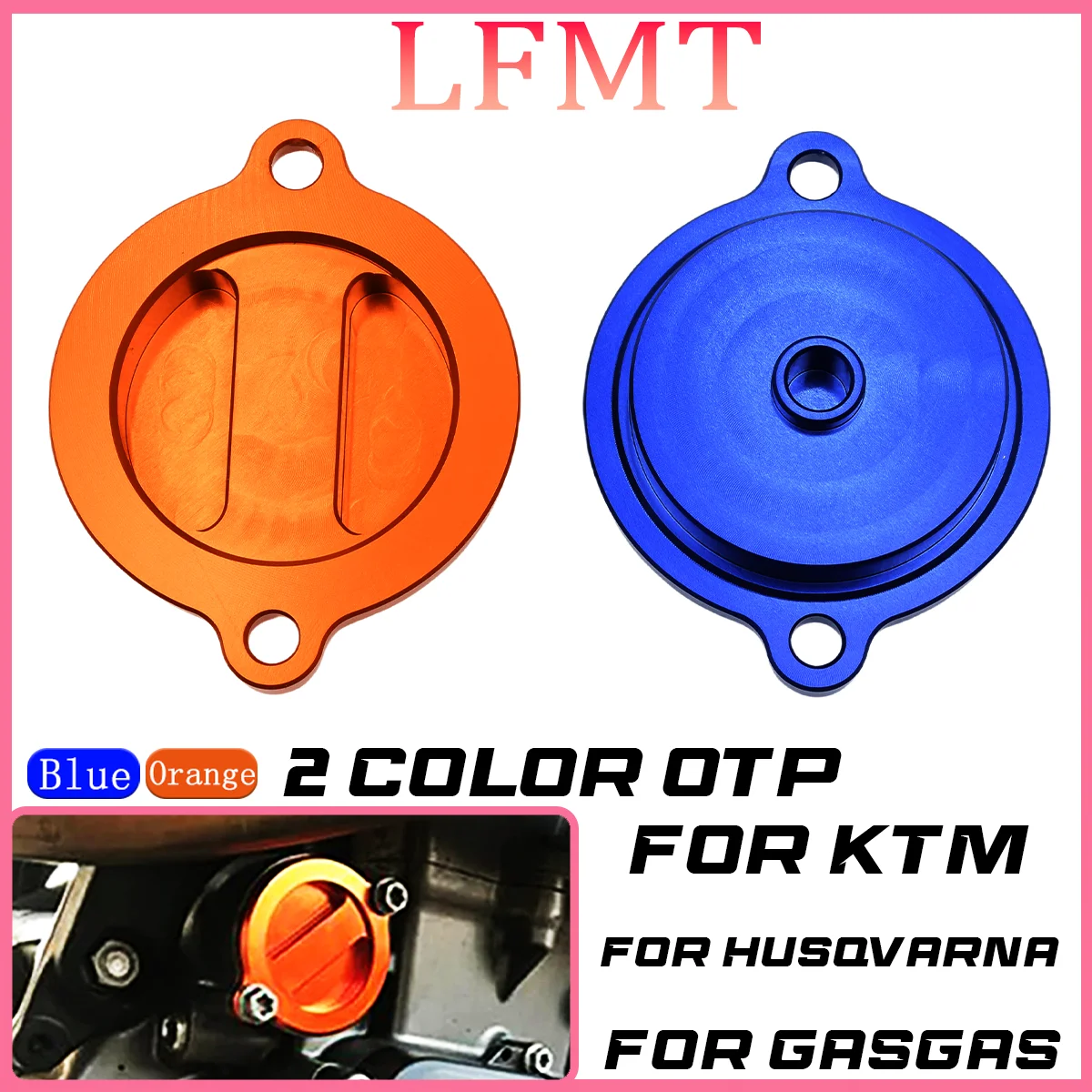 

Motocross Billet Oil Filter Cover Cap For KTM 450 500 EXC SXF 690 990 1050 1190 1290 SMC ENDURO Aadventure Duke RC 125 200 390