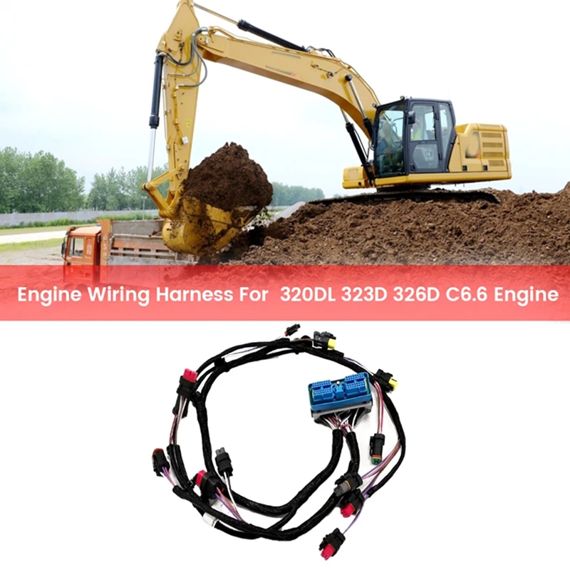 

Engine Wiring Harness For CAT 320DL 323D 326D C6.6 Engine 260-5541 260-5542 2605542