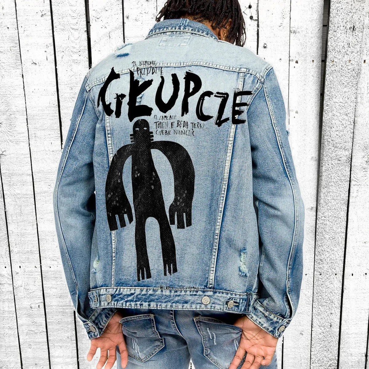 Denim Men\'s Autumn and Winter New Item Youth Punk Men\'s Street Denim Jacket Men\'s Motorcycle Jacket Men Clothing Long Sleeves