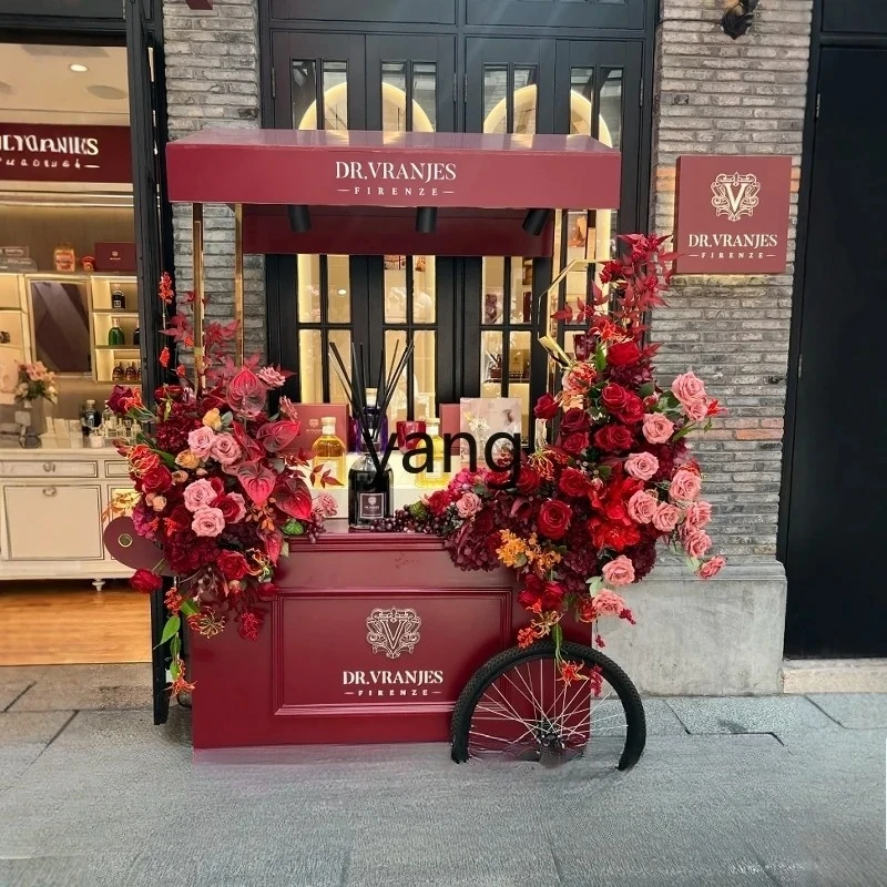 LH，  European wrought iron float flash event display car event commercial display car drainage car