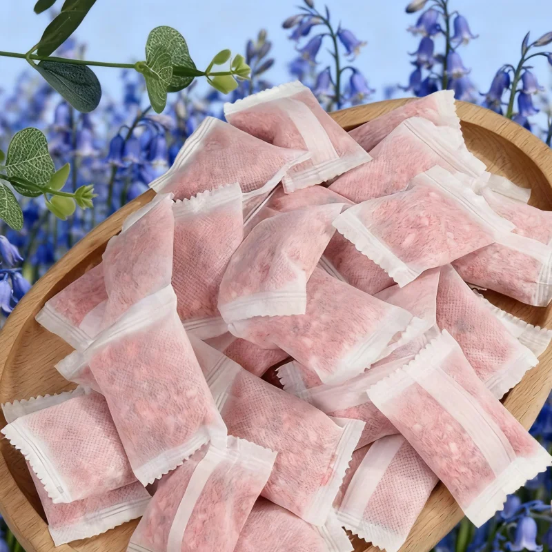 100Pcs Rose-Scented Wardrobe Fragrance Sachets, Anti-Mold, Insect Repellent, Cockroach Repellent, Long-Lasting Fragrance, Household Kitchen and Home Deodorizer Sachets