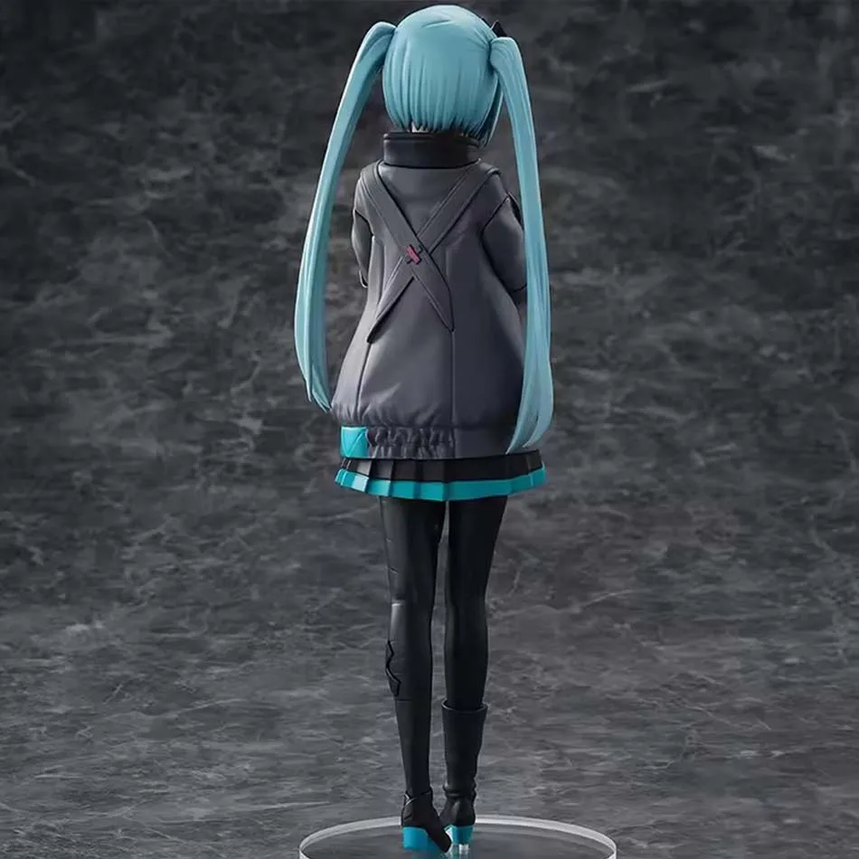 New Hot sold Hatsune Miku Desktop Cute Action FigureNeko T-Shirt Ver. Anime Figurine Kawaii Girl Model Toy Gift view 2