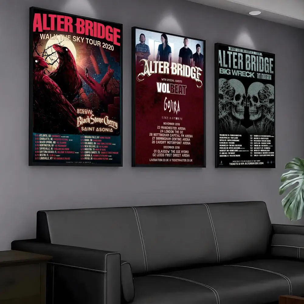 band A-Alter Bridge-E Painting Calligraphy Artwork for Home Bedroom Office Wall Decoration Gift