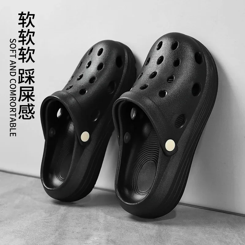 2025 Plus Size 46 47 48 Summer Men Clogs Slippers Men's and Women's Leisure Slides Beach Shoes Home Garden Shoes Outdoor Sandals