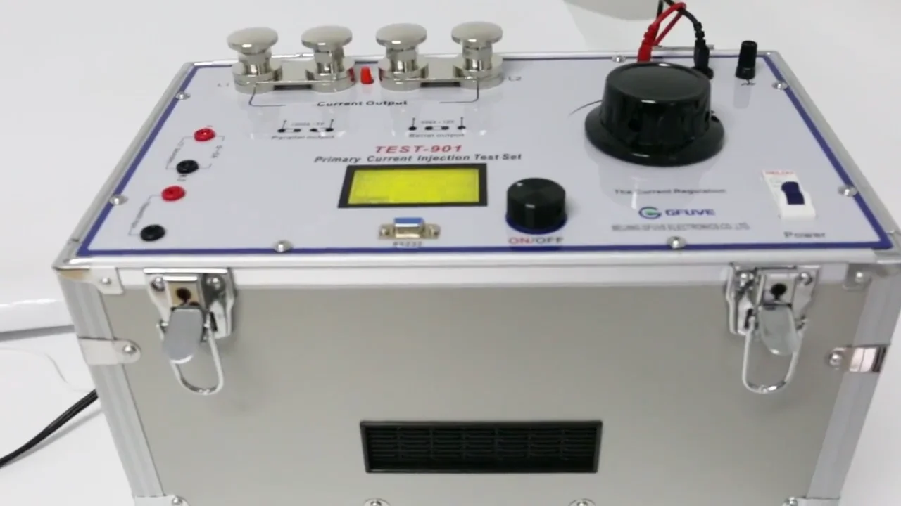 GFUVE TEST-901 Auto 1000A Primary Current Injection Test Set With Timer