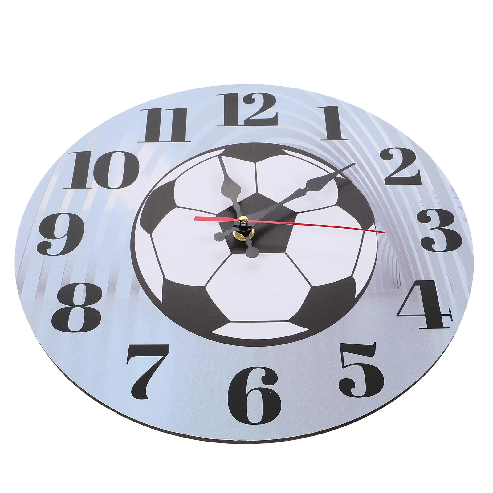 

Football For Living Room Silent Non-Ticking Large Modern Decorative Wall Hanging Bedroom Office Farmhouse Vintage Bathroom Clock