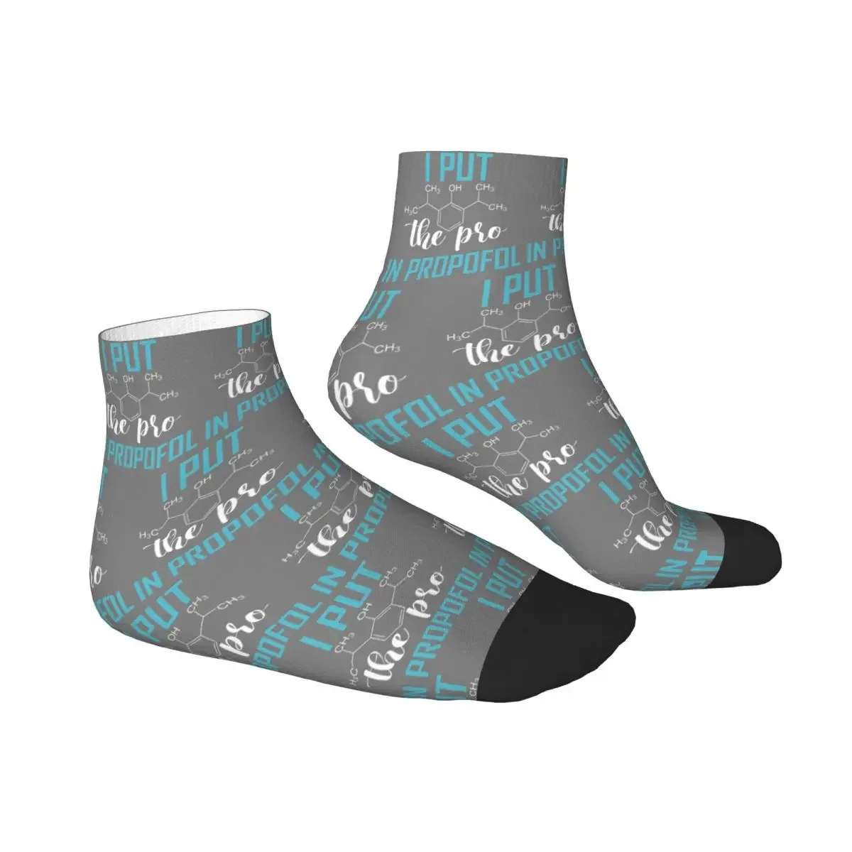 ANESTHESIA Pro In Propofol Socks Harajuku Super Soft Stockings All Season Socks Accessories for Man's Woman's Birthday Present