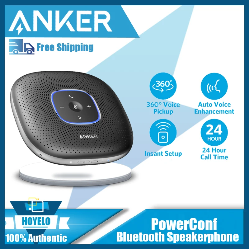 Anker PowerConf A3301 通話用Bluetoothスピーカーフォン、会議用