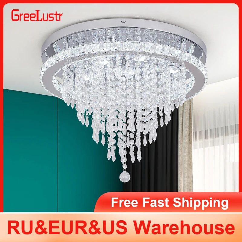 Modern Minimalist Chandelier Dimmable For Living Room Home Decor Led Ceiling Light With Remote Control Hanging Lighting Fixtures