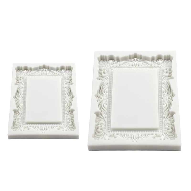 قالب إطار الصورة الأوروبي لتزيين الكيك مصنوع يدويًا #1