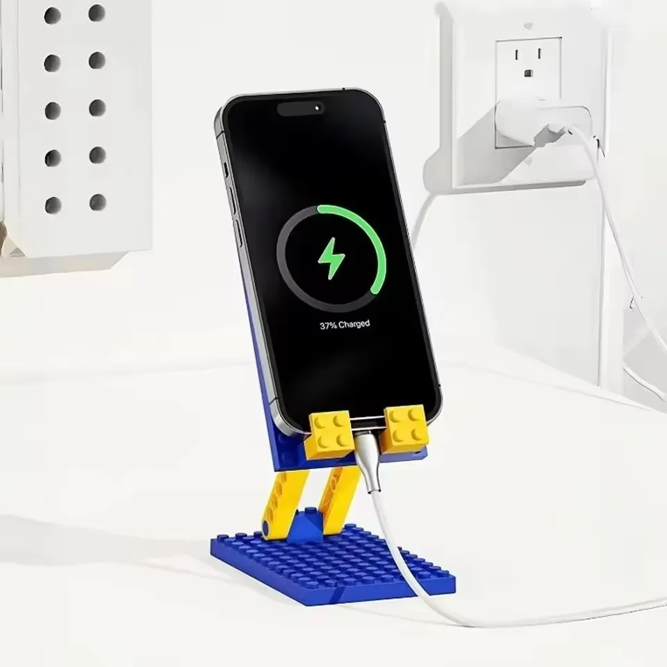 Flexible Folding Phone Holder Creative Foldable Desktop Stand Silicone Anti Slip Anti Fall Lazy Bracket For Phone Tablet Laptop view 3
