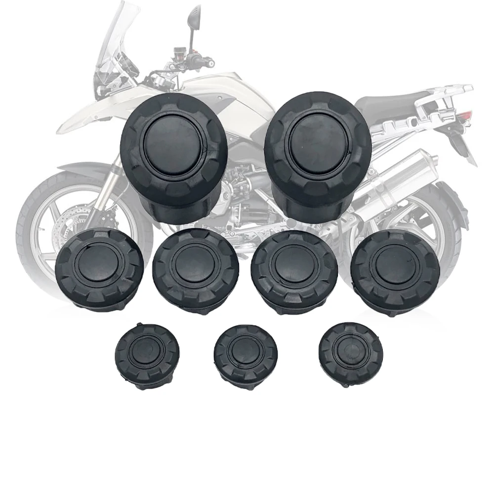 غطاء تزيين إطار الدراجة النارية من REALZION غطاء طرفي لثقب المسمار لسيارات BMW R1200GS R1250GS R1200 1250 GS LC ADV