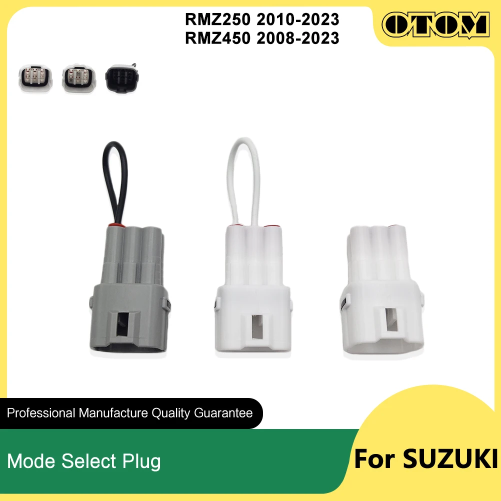 OTOM 2008-2023 Motorcycle Mode Select Plug Fuel Couplers Power Electrical Interface Connector For SUZUKI RMZ250 RMZ450 Dirt Bike