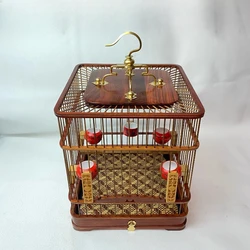 Bird House Nests Breeding Canaries Large Cages Birds Bath Cage Wooden Chinchilla Canary Parrot Rabbits Pet Bag Pajaros Luxury