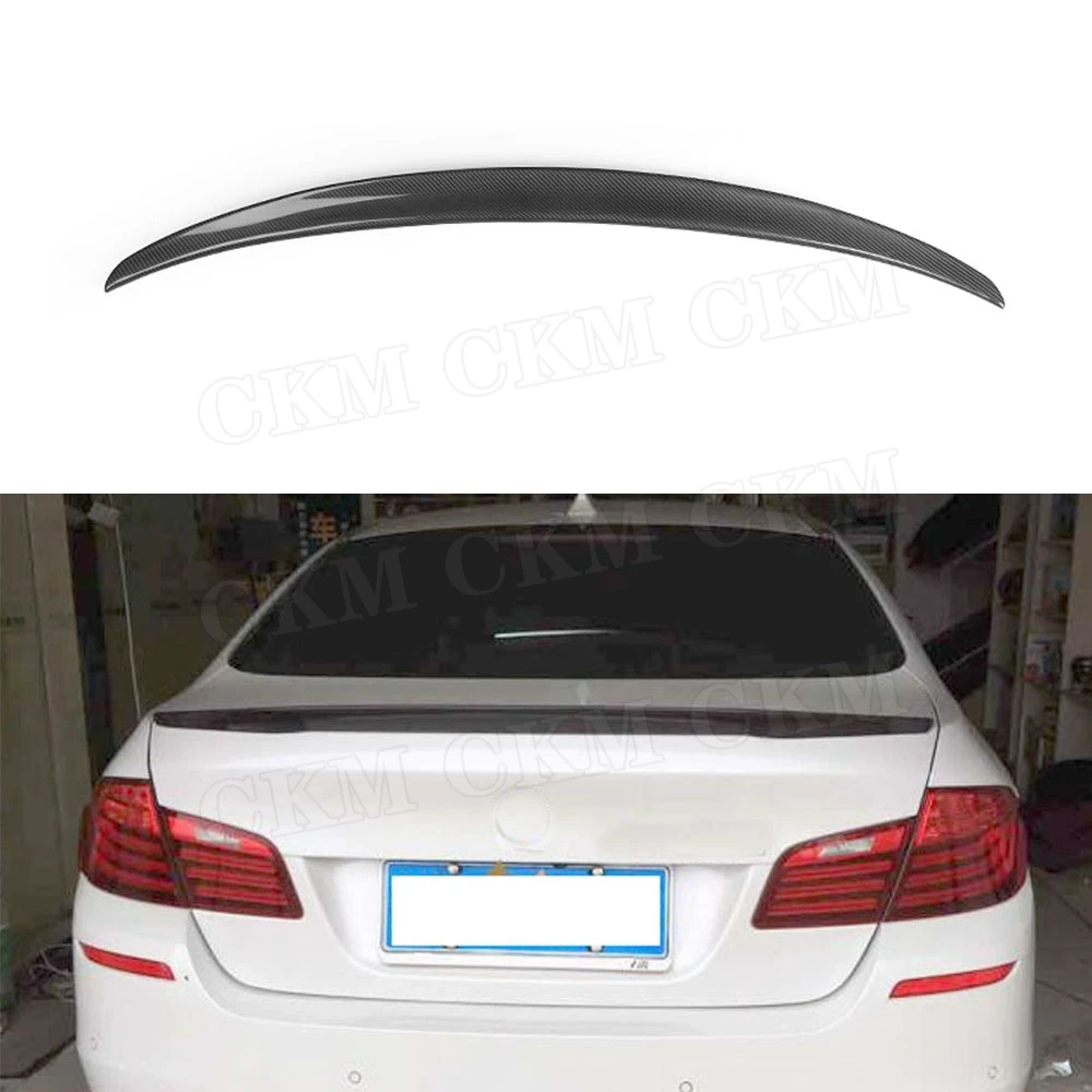 

CKMUUER для BMW 5 серии F10 F18 520i 528i 530i 535i 550i 2010-2018 задний спойлер накладки багажника, спойлер из углеродного волокна, крылья