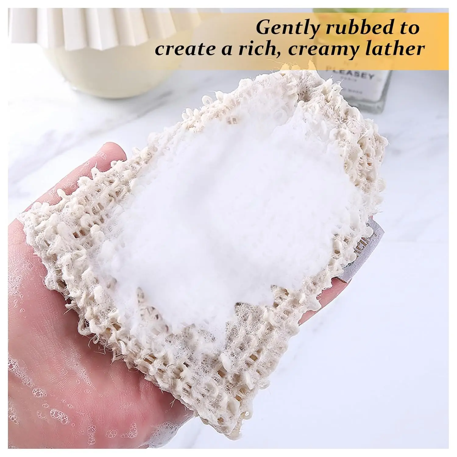 6 stücke Seife Lagerung Taschen Weiche Seife Taschen Für Dusche Peeling Mesh Seife Lagerung Taschen Für Gesichts Und Körper Reinigung Schaum blase Net
