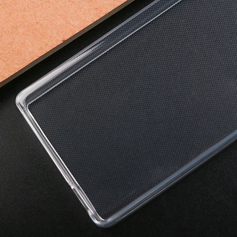 Anti-knock Ultra-thin Transparent Phone Case For Xiaomi Qin F22 Case Silicone Soft Black TPU Capa For Xiaomi Qin F22 2.8\