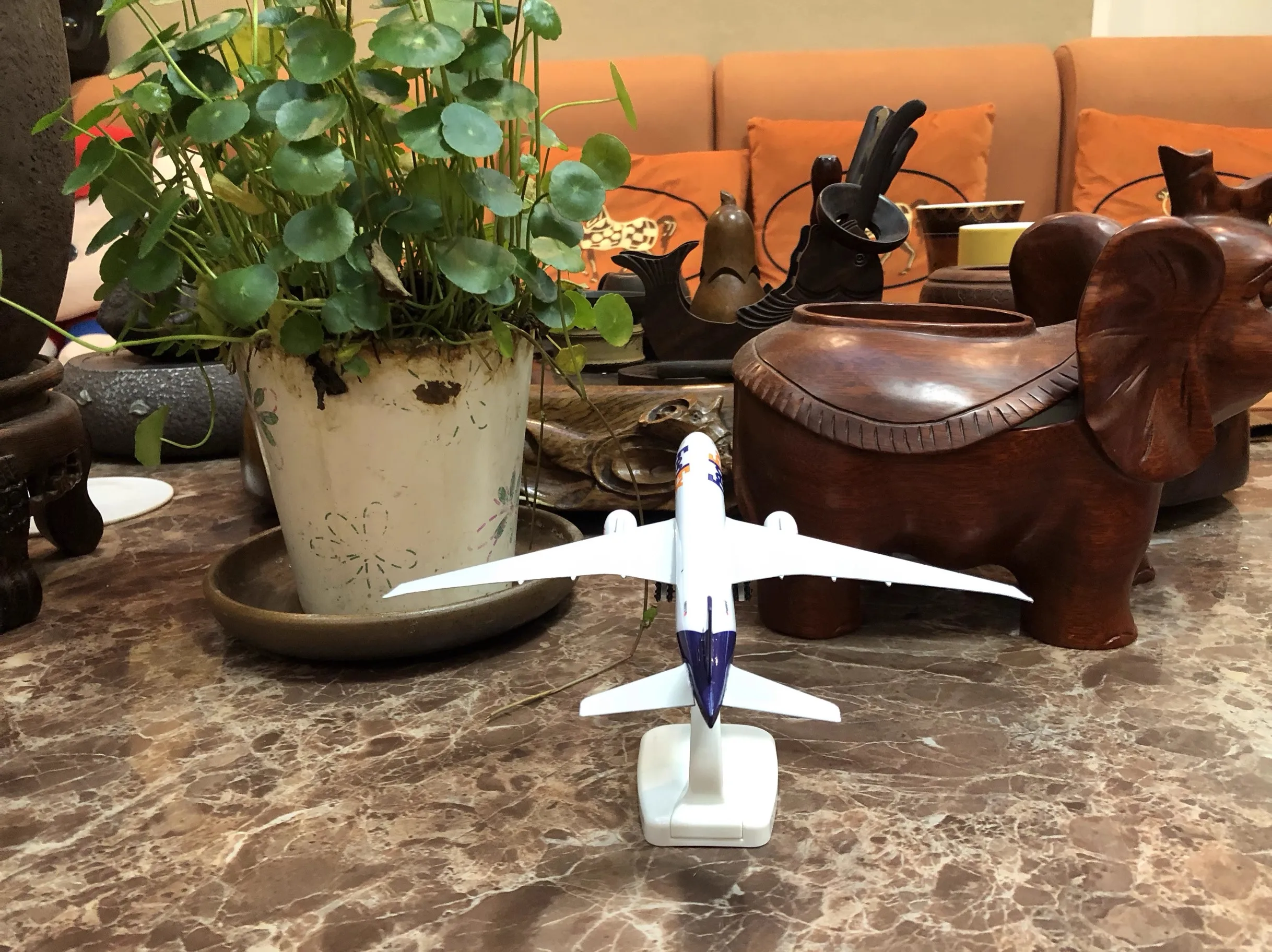 طائرة بمقياس 20 سم 	 فيديكس الطيران بوينغ 777 نموذج طائرة يموت الصب المعادن نموذج طائرات عشاق الطيران الهدايا