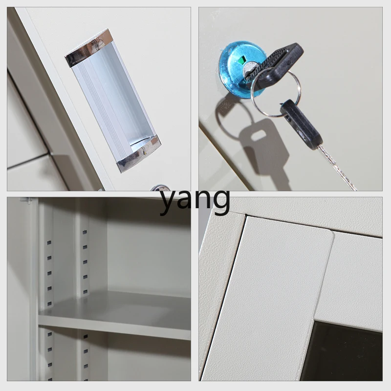 خزانة مكتب حديدية ببابين من TGF مع قفل خزانة قسيمة للمحاسبة المالية من خلال باب حديدي #5