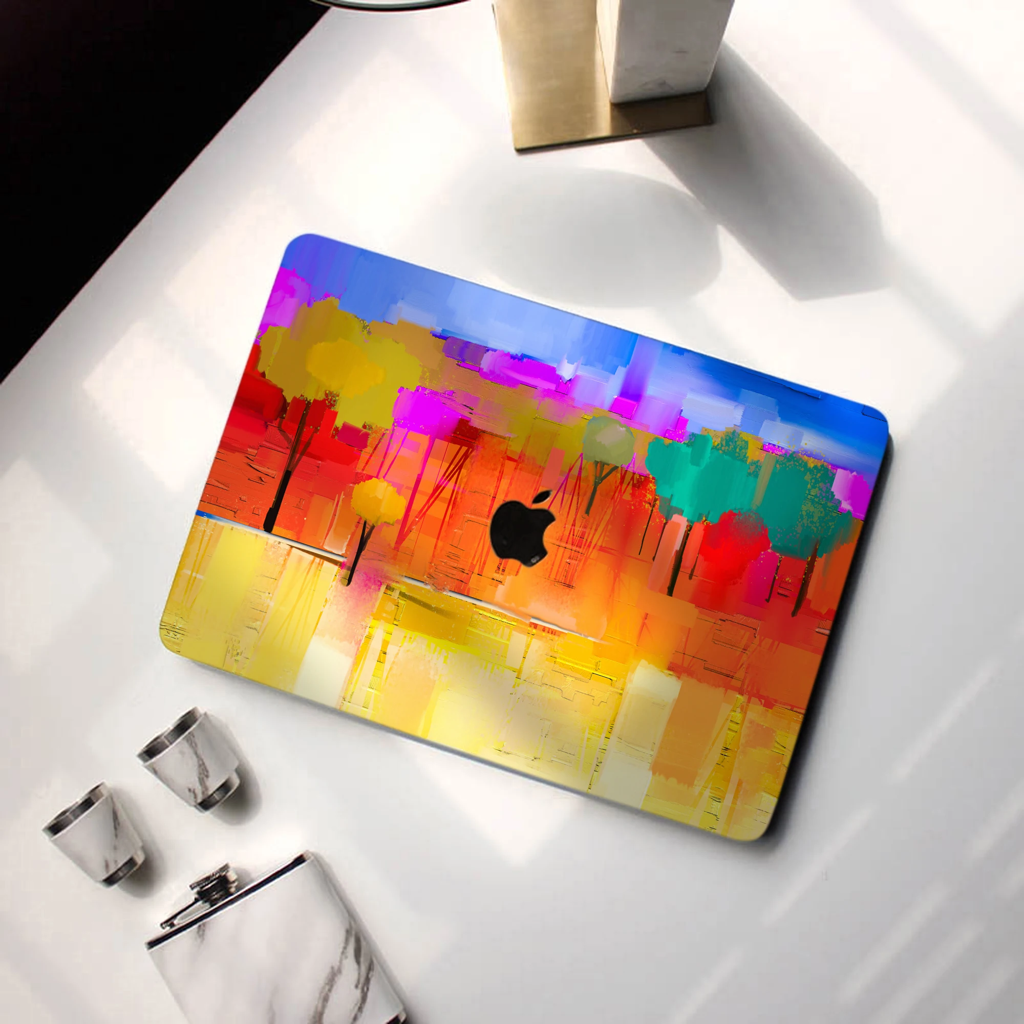 Colorful Landscape Laptop Case For Macbook Air 13 M2 2022 A2681 A2337 A2179 A2338 M1 Chip Pro A2289 Macbook A1466 Latest Version