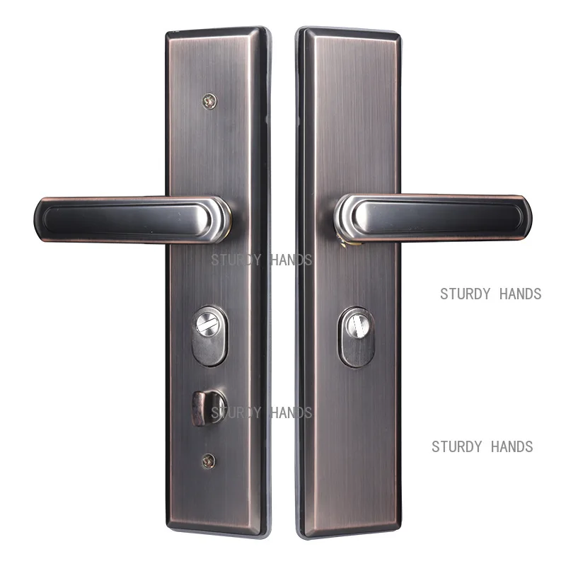 304 stainless steel mechanical handle lock modern and simple entry door household universal lock