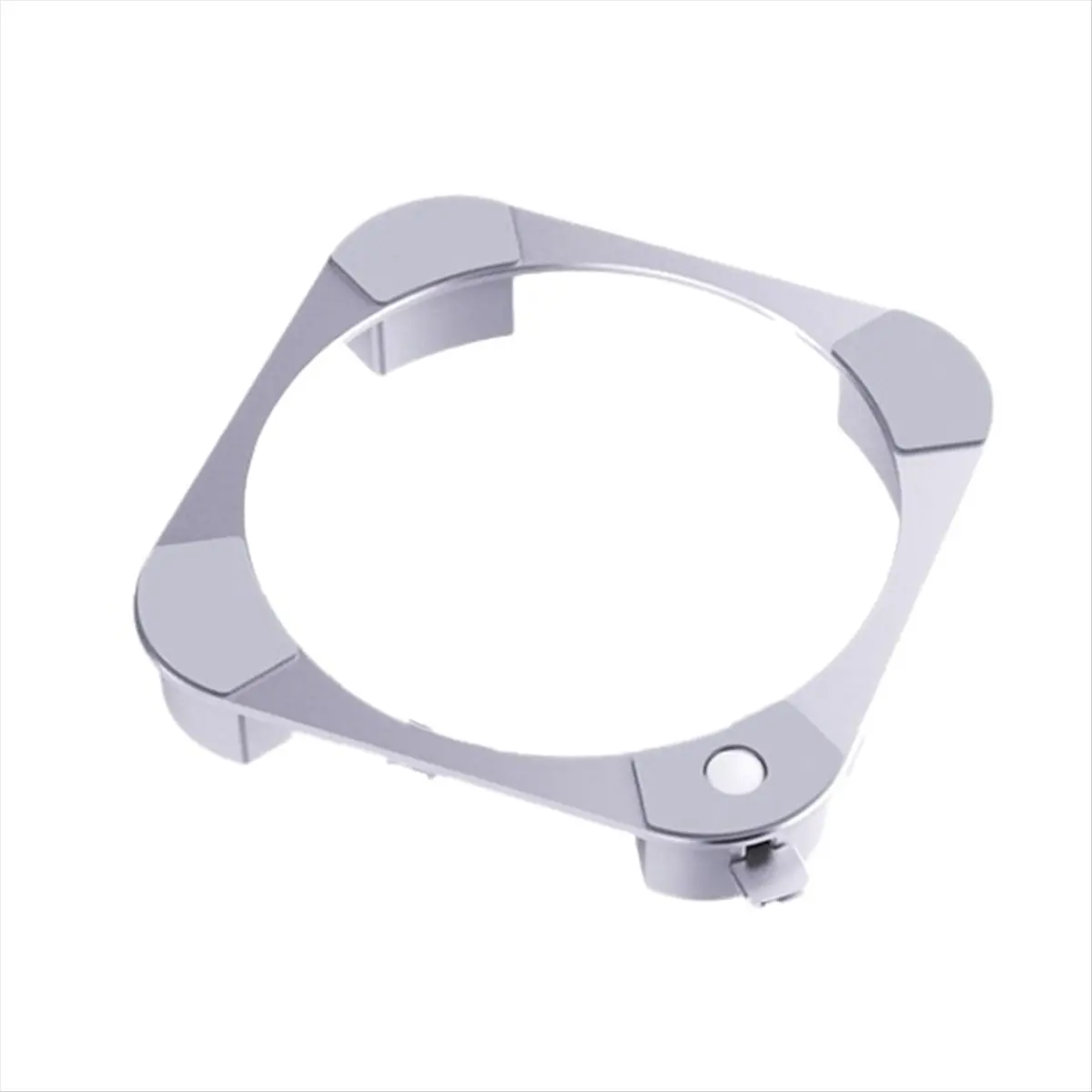 #96Z For Mac Mini M4 Stand Aluminum Alloy Desktop Cooling Bracket Stand,for Mac Mini M4 Heat Dissipation Bracket,(Silver)