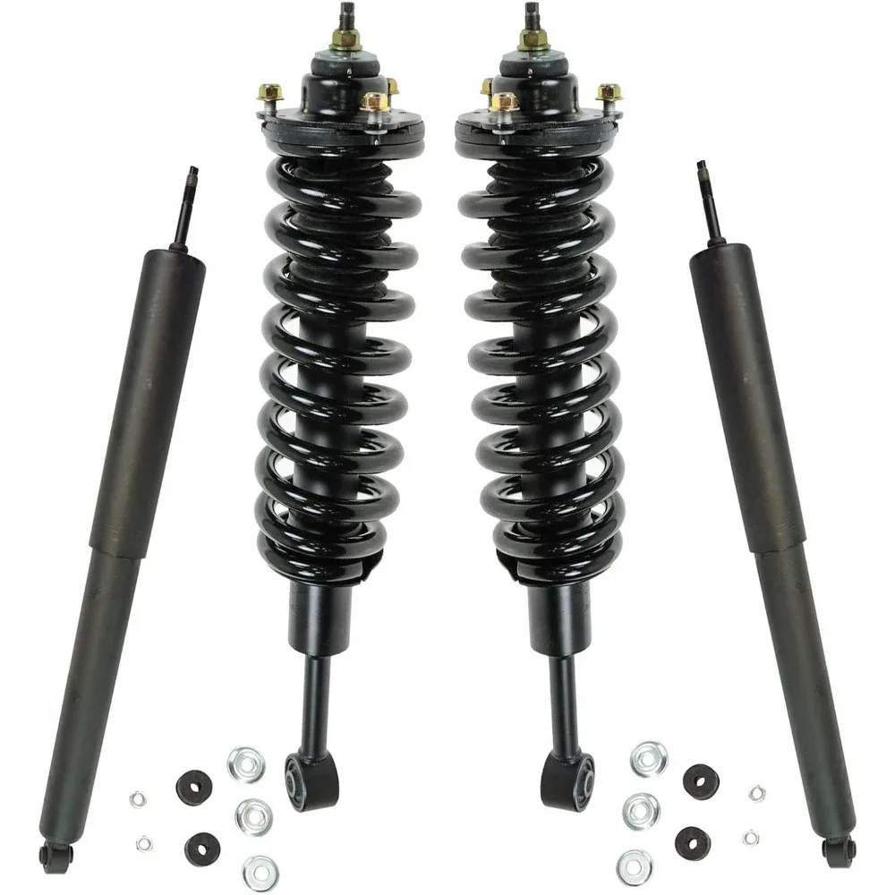 

Front & Rear 4 Piece Complete Shock Assembly & Shock Absorber Kit Set Compatible with 2005-2015 Toyota Tacoma 4WD 2005-2015 Toy