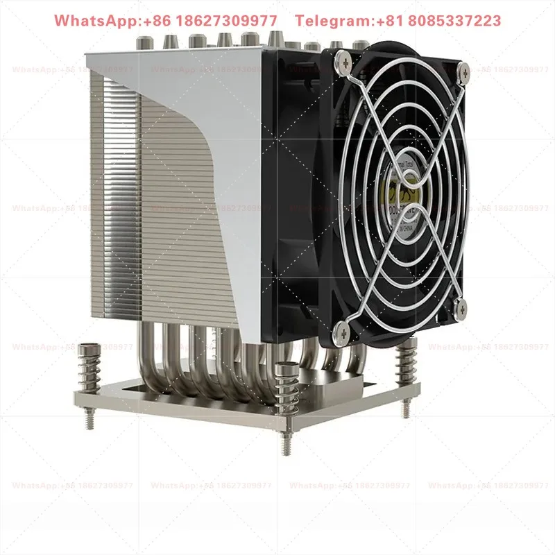 New LGA 1700 Square 4U Heat Sink, 6 Heat Pipes, Active CPU, Leopard Desktop Host, Silent Fan