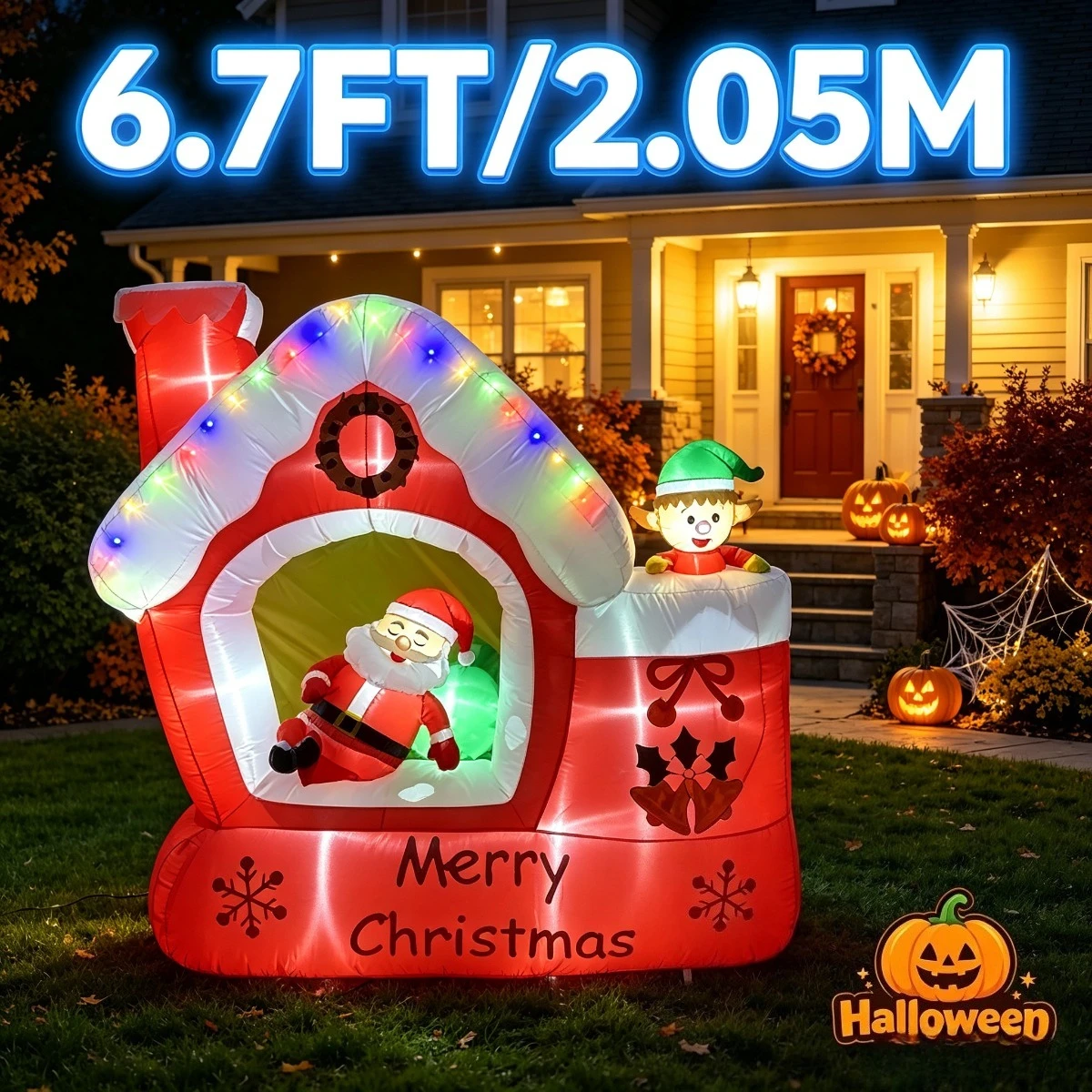 Décorations de Noël gonflables - Santa'S Elves Holiday Lighting & Decor Llc avis et prix