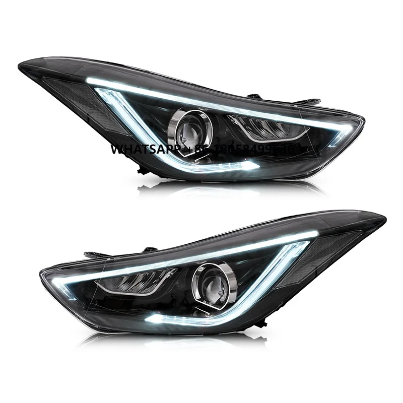 

Factory Manufacture for 2012-UP Elantra LED Headlights Avante Front Lamp Assembly Modification