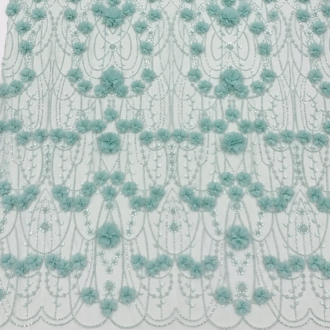 Tecido de Renda Floral 3D Clás - Embroidery Ai avaliação e preço