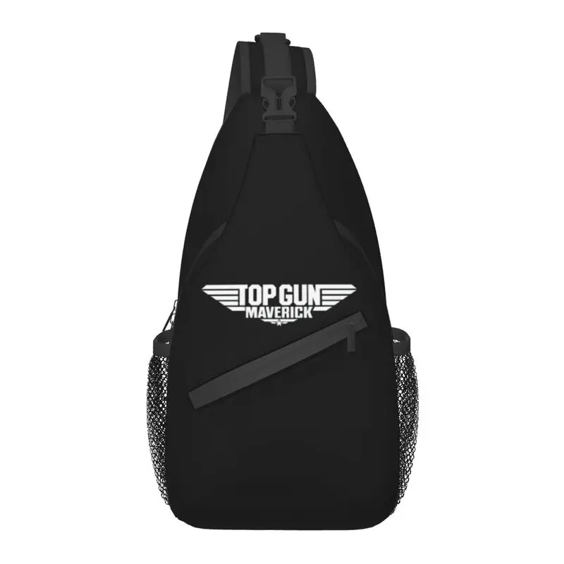 

Casual Top Gun White Maverick Sling Bags for Travel Hiking Men's Crossbody Chest Backpack Shoulder Daypack