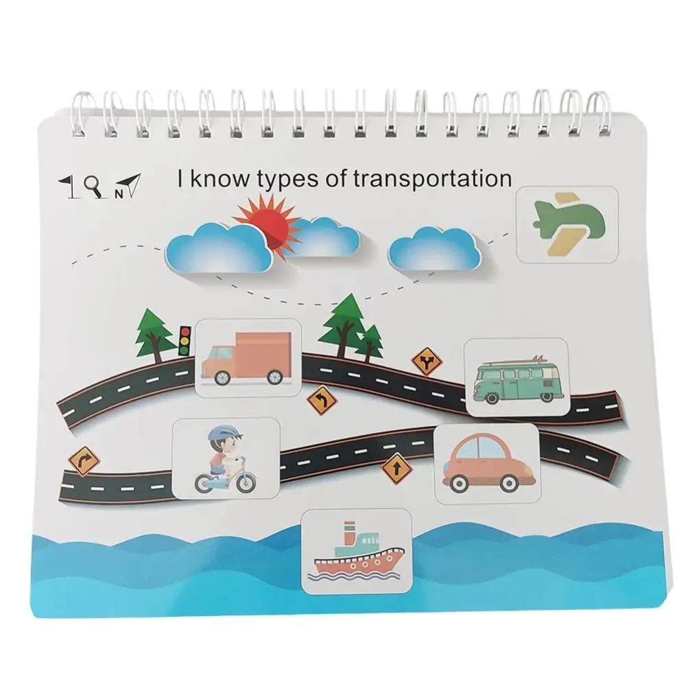 

Repeated Pasting My Preschool Busy Book Manual Puzzle Learning Activities Toddler Sticker Cards Readings Education Workbook