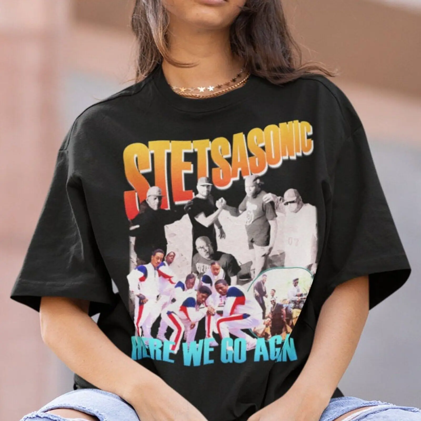 Stetsasonic Hiphop TShirt Stetsasonic Sweatshirt Vintage Stetsasonic RnB Rappe