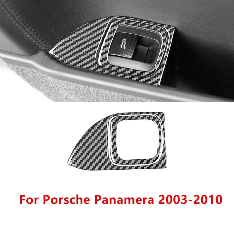 

Углеродное волокно, задний переключатель багажника автомобиля, наклейка на панель, крышка для Porsche Cayenne 2003, 2004, 2005, 2006, 2007, 2008, 2009, 2010