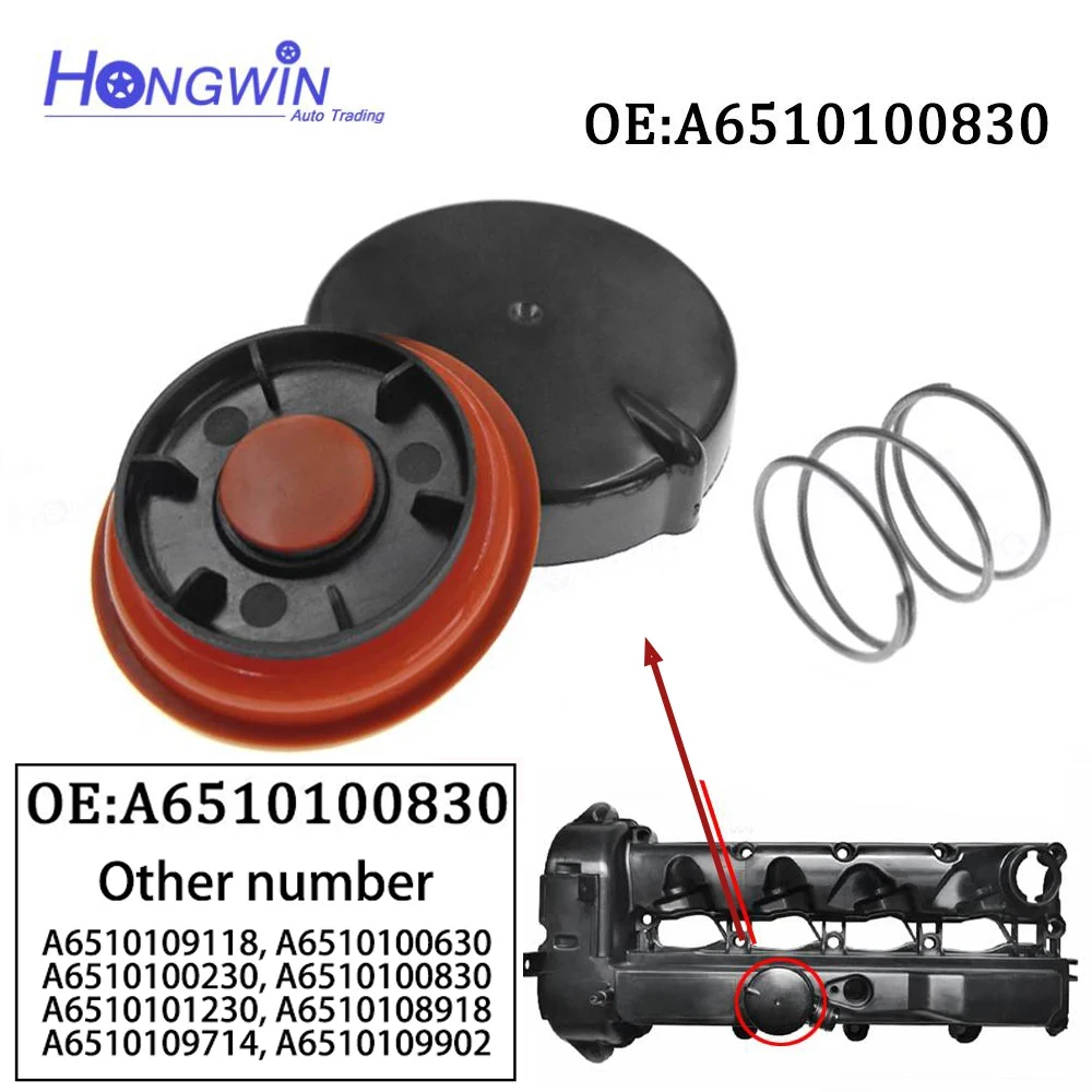 A6510101230 A6510109714 Repair Kir Valve Cover For Mercedes-Benz C W204 C204 S204 W205 C205 S205 C207 W906 W447 A6510100630