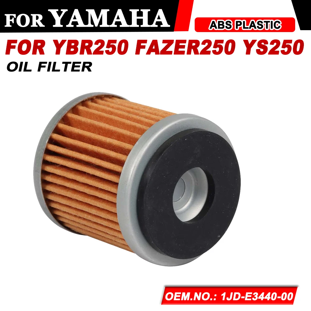 Yağ filtresi elemanı YAMAHA YBR250 FAZER250 YS250 için motosiklet aksesuarları YBR YS FAZER JYM 250 JYM250 1JD-E3440-00