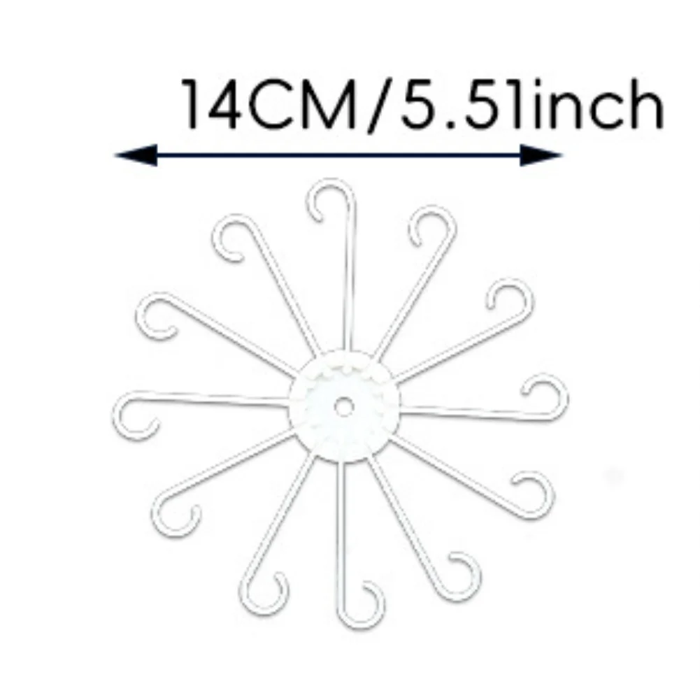 Plant Stem Trellis with Detachable Folding Clips for Vertical Gardening Support ABS Plastic 20x20x0.5cm 14x14x0.5cm 26x26x0.5cm