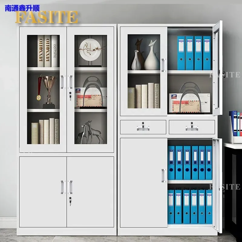 For Office Customized Steel File Cabinet Iron Financial Certificate Storage Locker Low Cabinet Durable Metal Document
