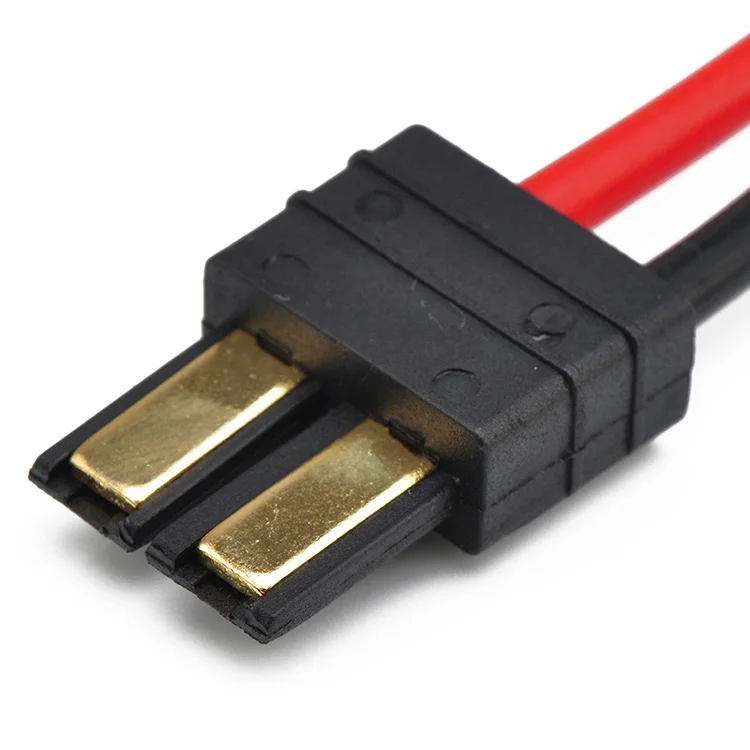 

50PCS Amass 14AWG 100mm Silicone Wire TRX To Tamiya Connector Plug Adapter Female Male Cable For RC Lipo Battery Plastic Materia