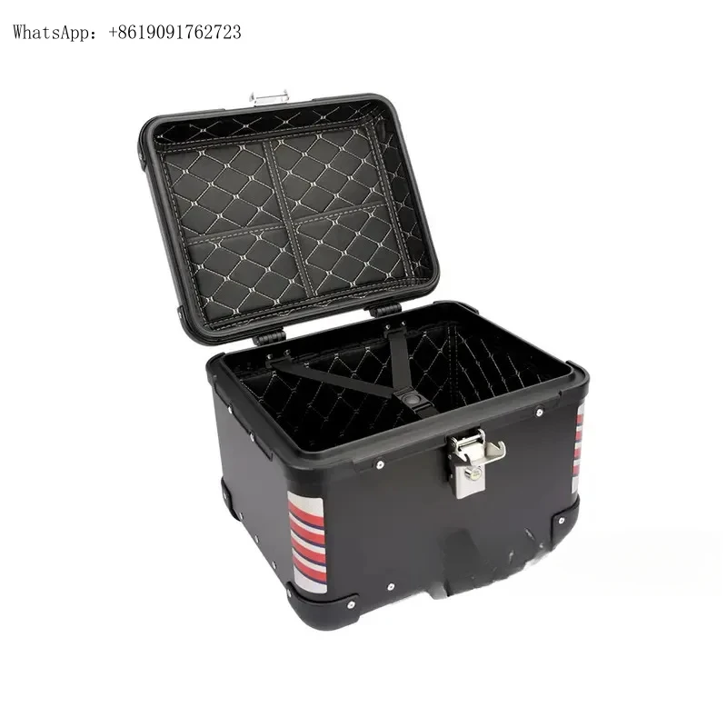 مصنع الساخن بيع العالمي 45L صندوق علوي للدراجات النارية Lage جذع حالة خوذة تخزين الذيل الخلفي Cer الأدوات ل Benelli CFmo #5