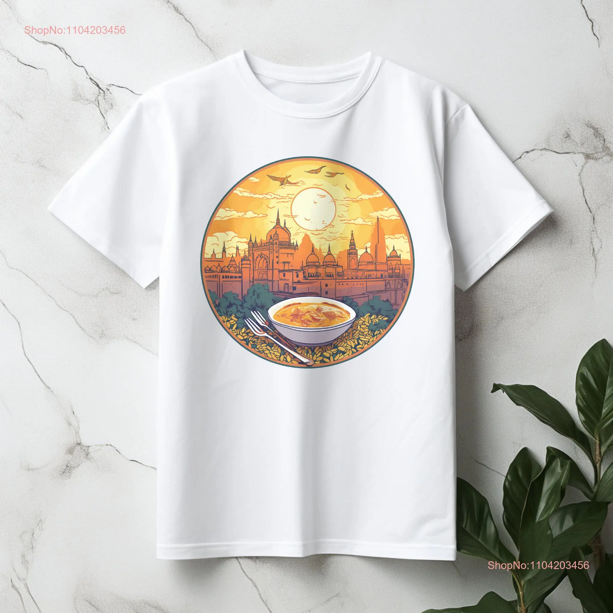 Men's Classic T Shirt Curry New Delhi India Vibrant Indian Spices Global Food Culture Bite Adventure