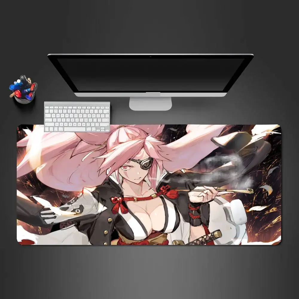 Baiken Fighting Game G-Guilty Gear Mousepad Non-slip Suitable For Office Computers Laptops E-sports Game Desk Mats XXL Keyboard