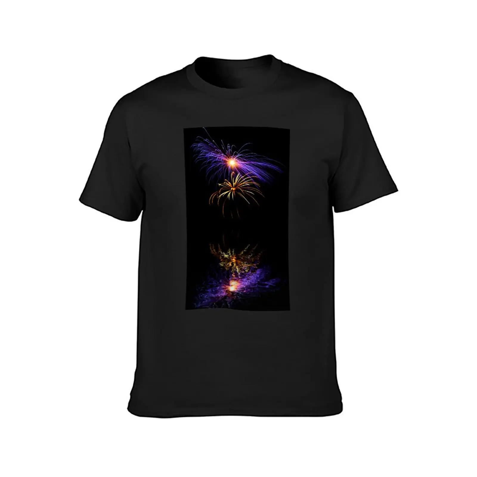 Fire on the Water T-Shirt tees customizeds Aesthetic clothing funny t shirts for men