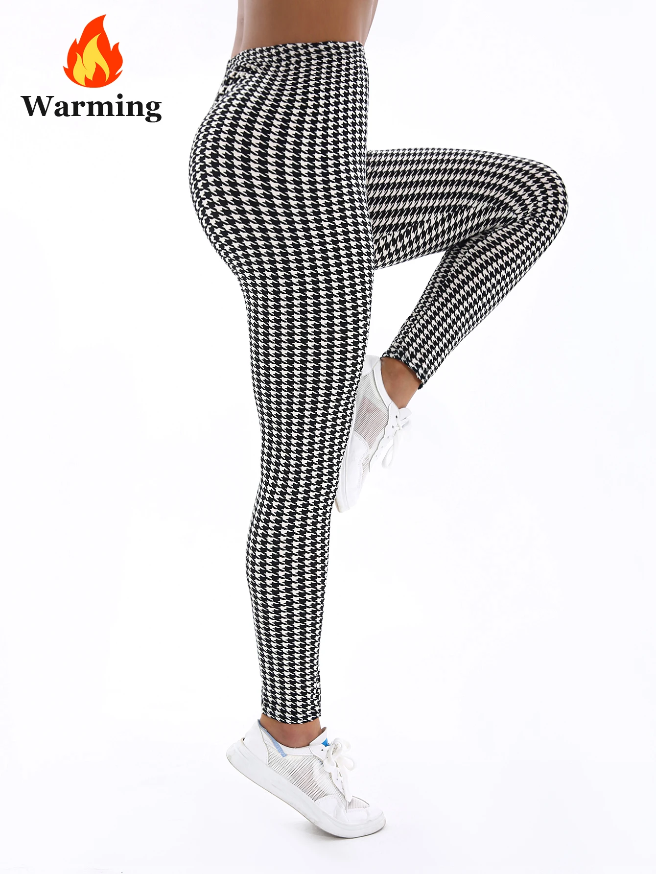 الخريف الشتاء 1PACK المرأة ألف الطيور شبكة أفخم سميكة مثير ضيق يغطي الرجل عارضة الرياضة أنيقة اللياقة البدنية اليوغا السراويل #3