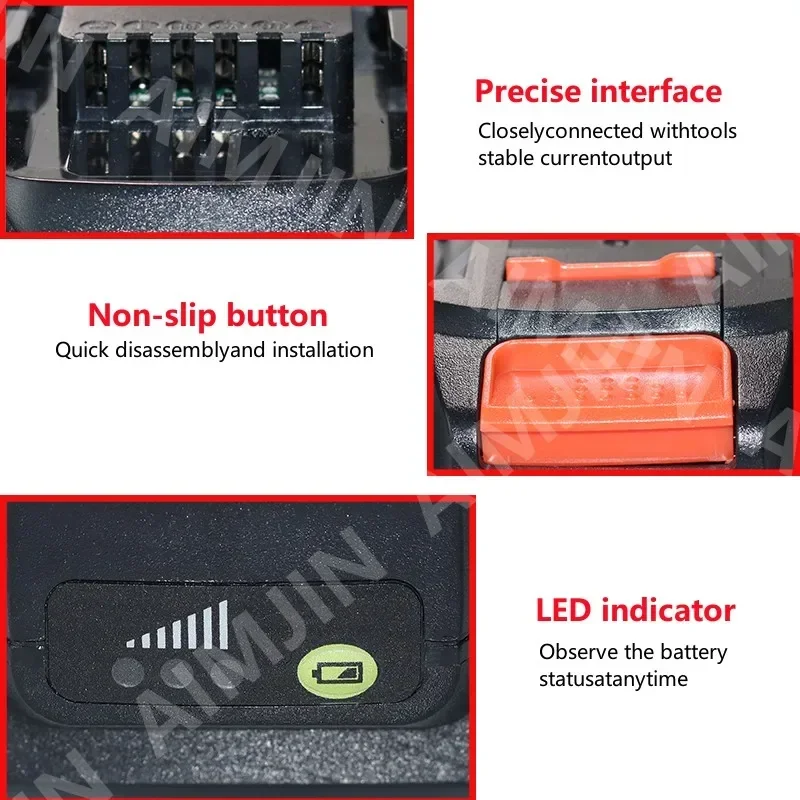 2026 لـ WORX العلامة التجارية الجديدة الأصلية WA3578 - PowerShare 20V 6000mAH بطارية ليثيوم أيون ذات سعة كبيرة #5