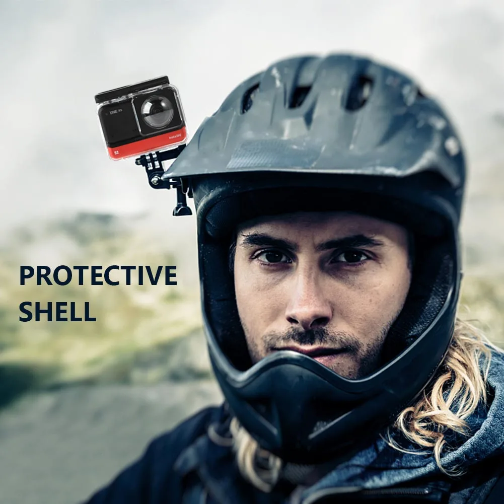 

Waterproof Protective Case for Insta360 ONE RS Panoramic Camera Durable Anti-Drop Accessories for Underwater Adventures
