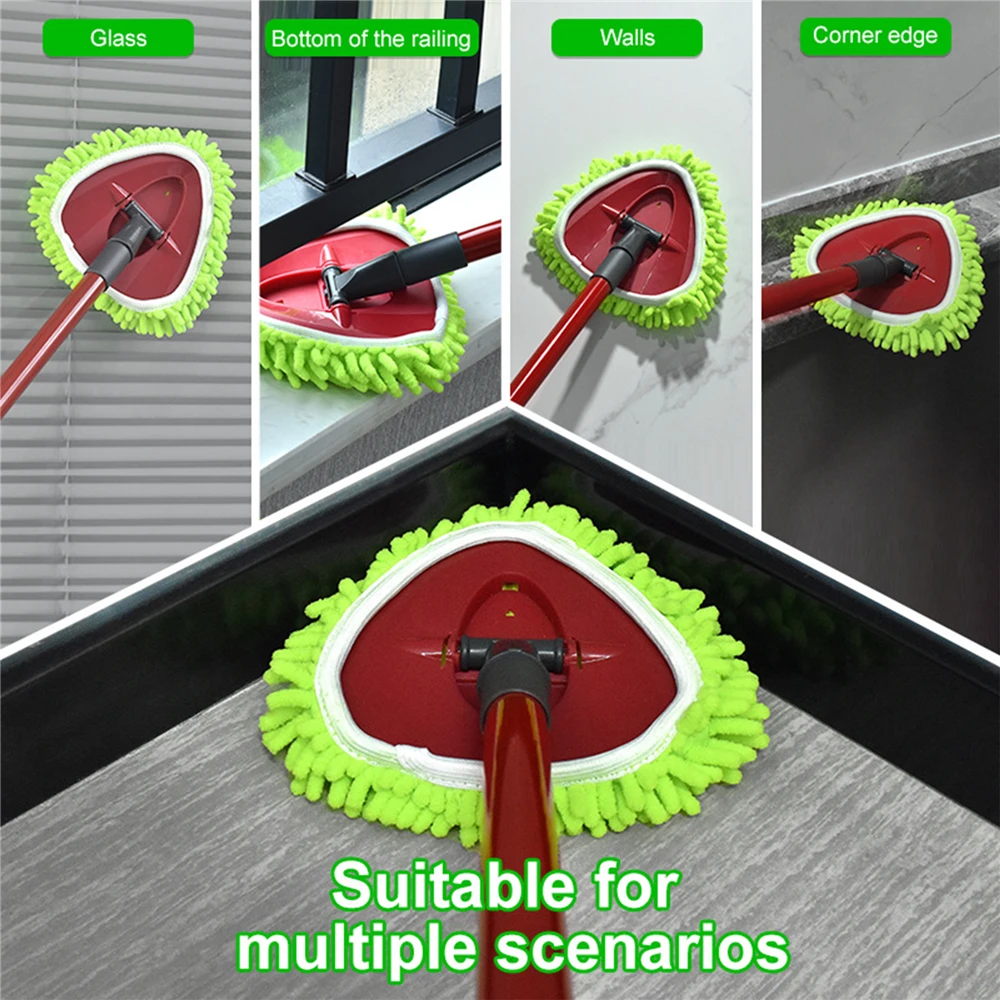 Chenille Mop pano capa para Easywring, substituição, reutilizada, Spin, pano de Terry, acessórios, 4pcs