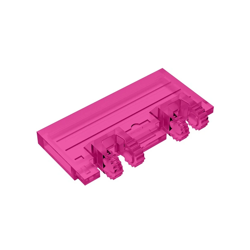 Gobricks GDS-1306  Hinge Train Gate 2 x 4 Locking Dual 2 Fingers without Rear Reinforcements compatible with lego 92092