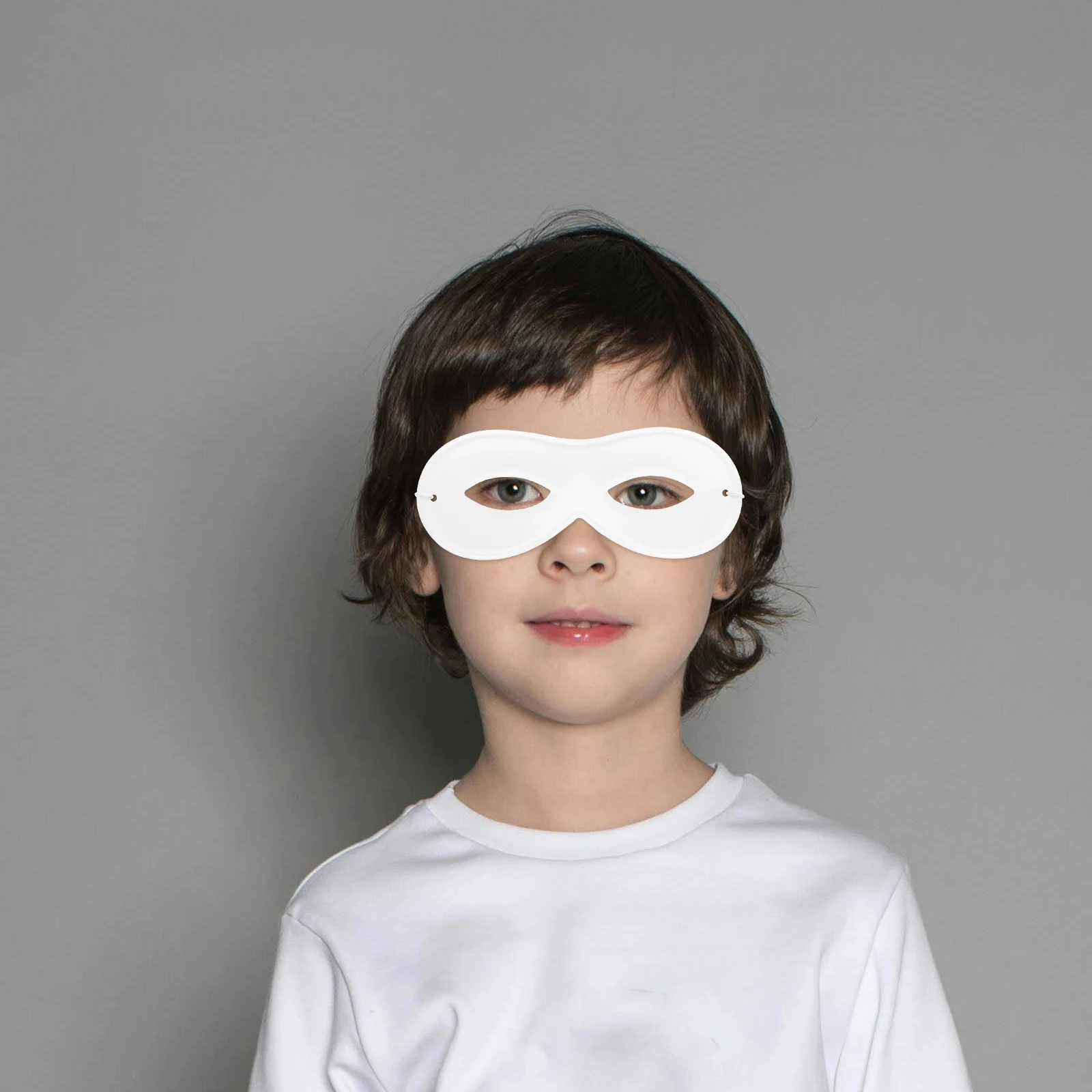 

20 Pcs Children's Graffiti Mask Decorative Paper Craft Masks Carnival Pvc Diy